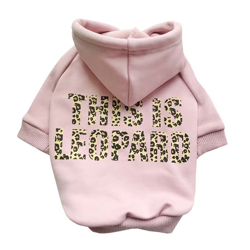 This Is Leopard Matching Hoodie for Owner and Pet Dog