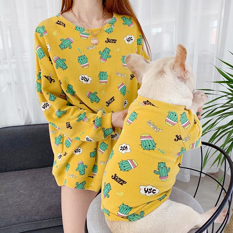 Cool CATus Sweater Matching Tops for Owner and Pet Dog