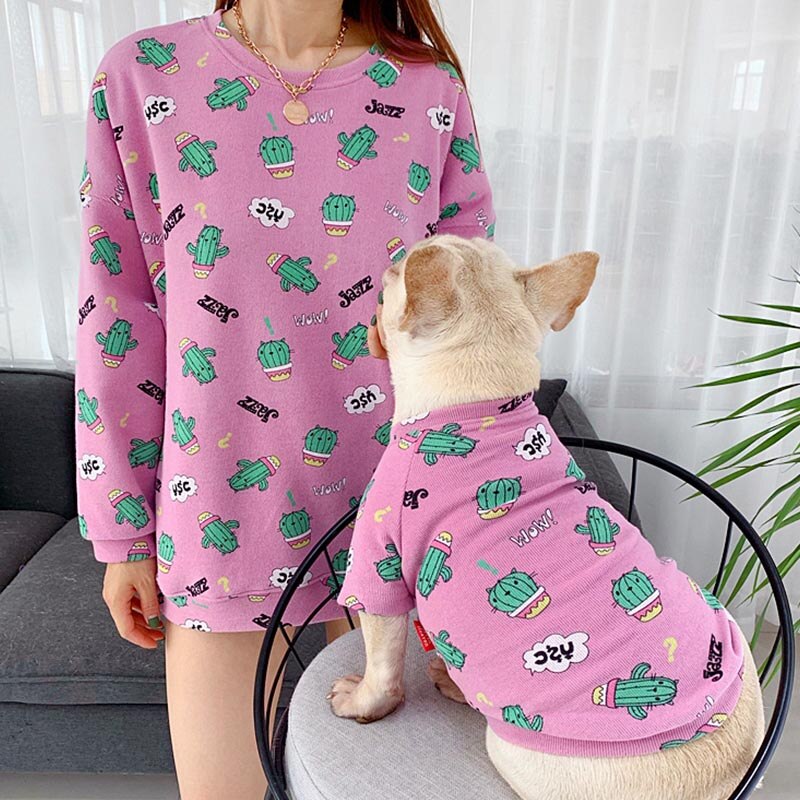 Cool CATus Sweater Matching Tops for Owner and Pet Dog