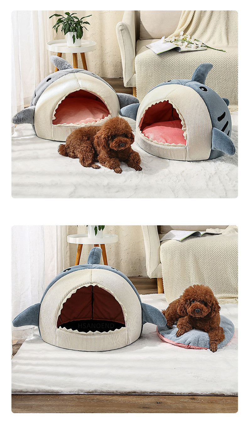 Shark mouth hotsell cat bed